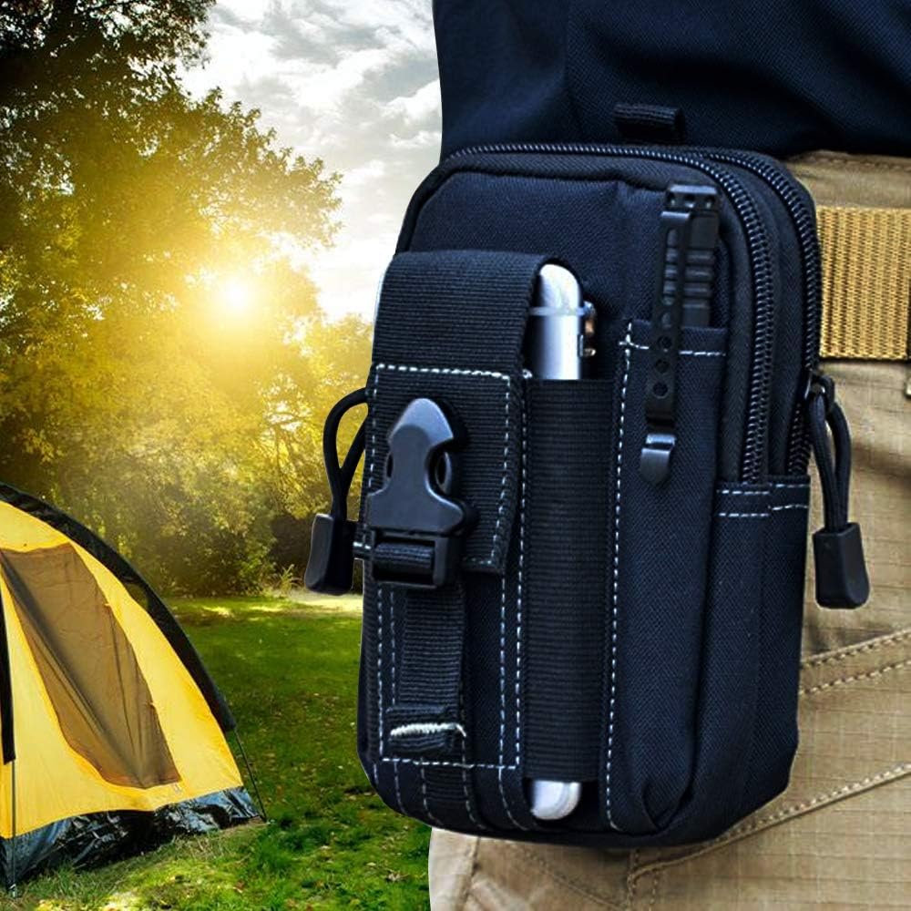 Outdoor Camping Backpack - Tactical Molle Belt Pouch Military Waist