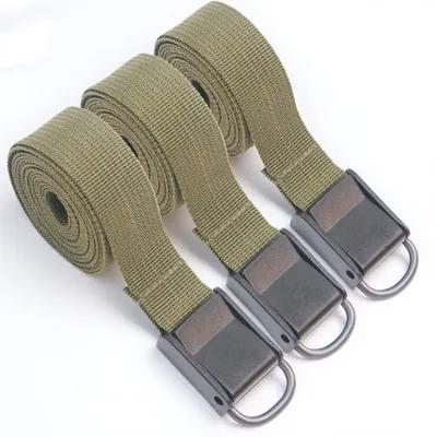 Outdoor Camping Backpack - 3pcs Military Green Tie Down Straps