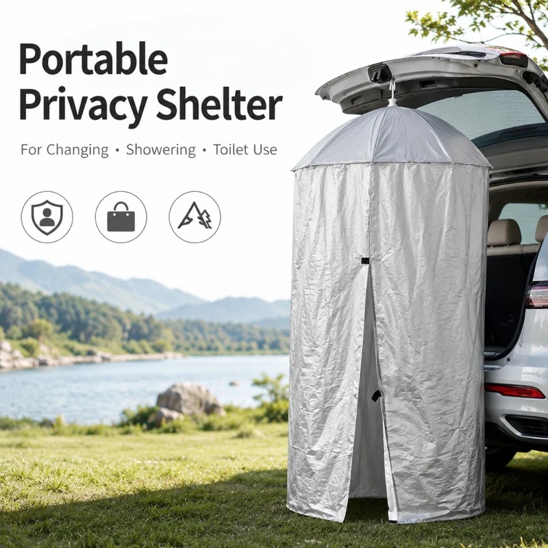 Outdoor Camping Automatic Quick Opening Tent - Outdoor Portable Hanging Privacy Shelter Pop-Up