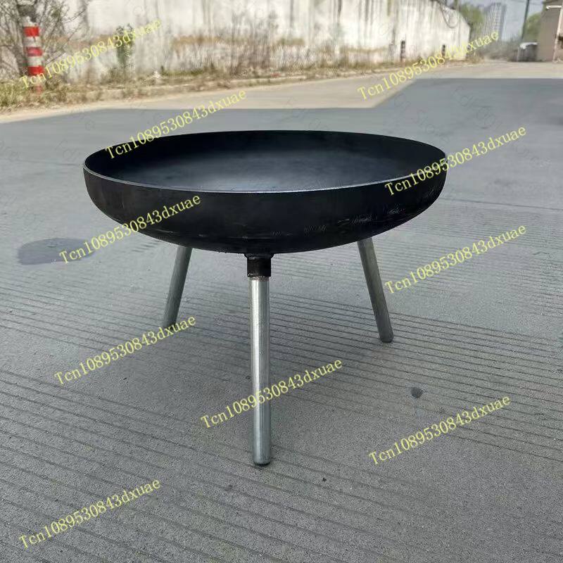 Outdoor Indoor Camping - 80cm Large Cast Iron Fire Pit