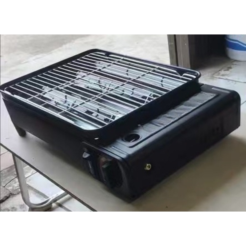 Outdoor Camping Gas Stove - Portable Camping Barbecue Grill Outdoor Butane