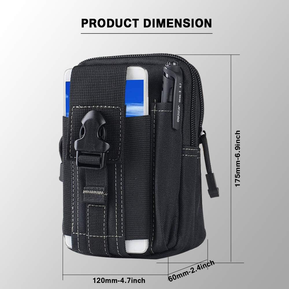 Tactical Molle Belt Pouch Mili - Outdoor Camping Backpack recension och pris