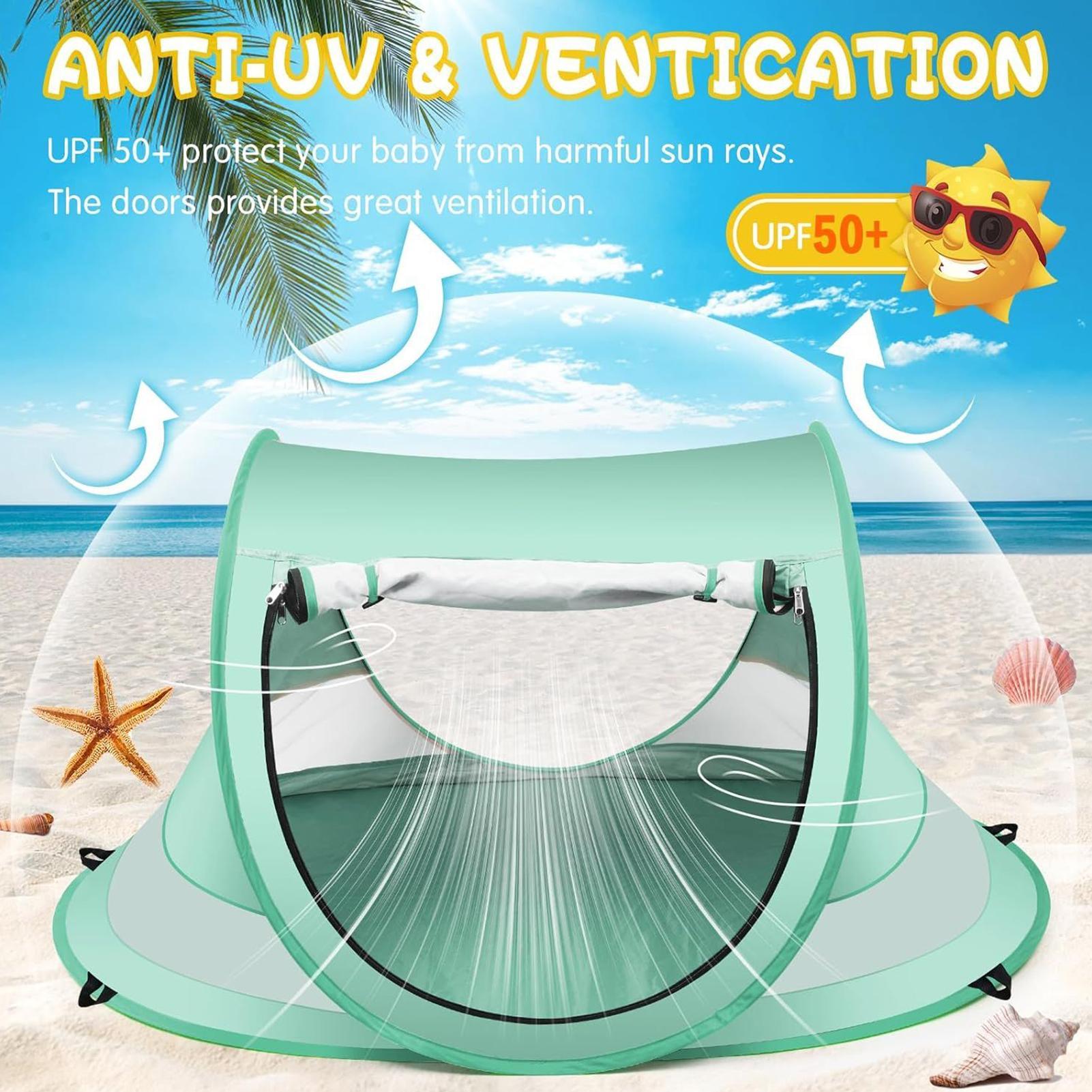 Toddler Beach Tent Outdoor Bab - Outdoor Camping Automatic Quick Opening Tent recension och pris
