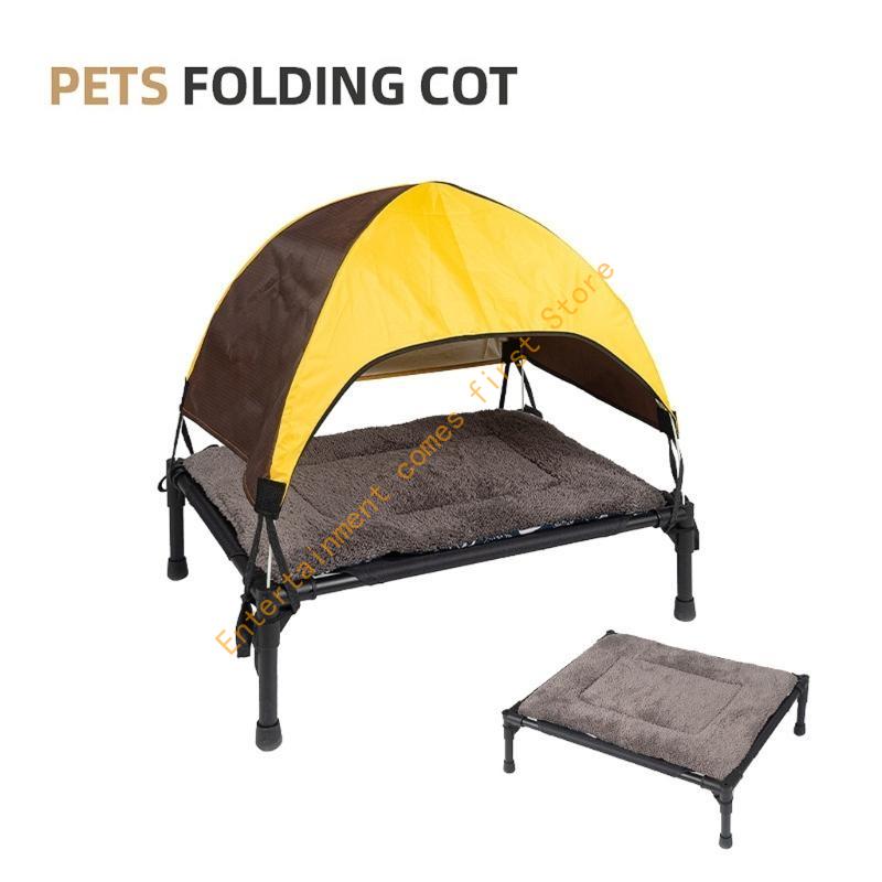 Outdoor Raised Dog Cot Bed wit - Outdoor Camping Dog Bed recension och pris