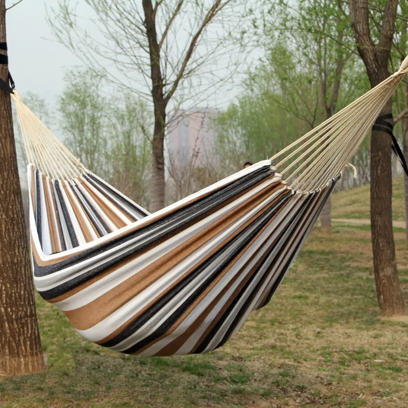 Canvas No Wooden Stick Hammock - Outdoor Indoor Camping recension och pris