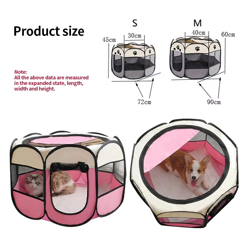 Portable Folding Pet Tent, Oct - Outdoor Camping Dog Fence recension och pris