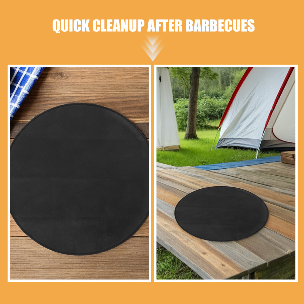 Round Fireproof Bbq Mat 24 Inc - Outdoor Camping Gas Stove recension och pris