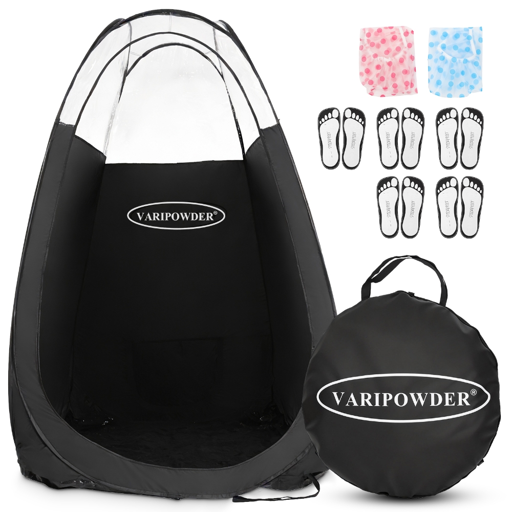 Black Spray Tanning Tent Porta - Outdoor Camping Automatic Quick Opening Tent recension och pris