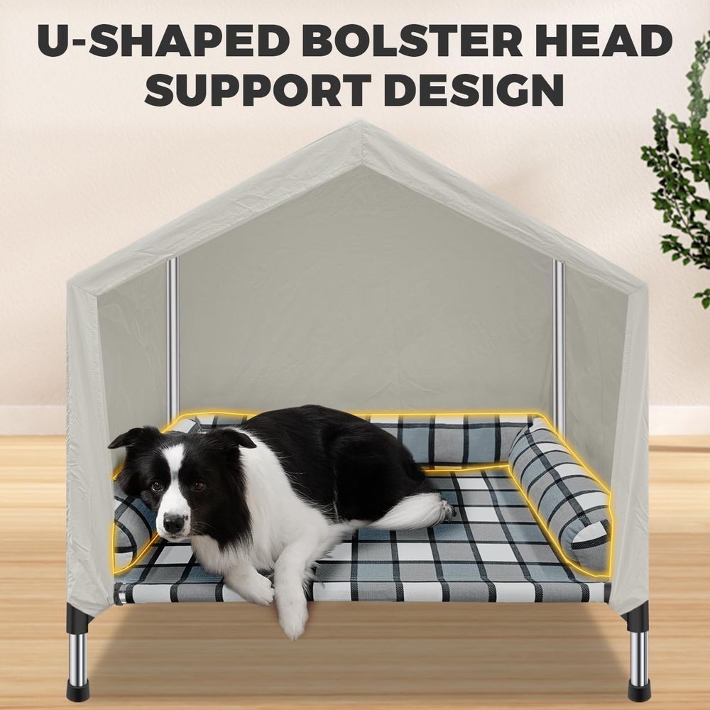 Elevated Dog Pet Bed House - 2 - Outdoor Camping Dog Bed recension och pris