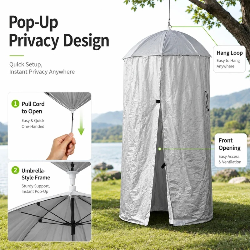 Outdoor Portable Hanging Priva - Outdoor Camping Automatic Quick Opening Tent recension och pris