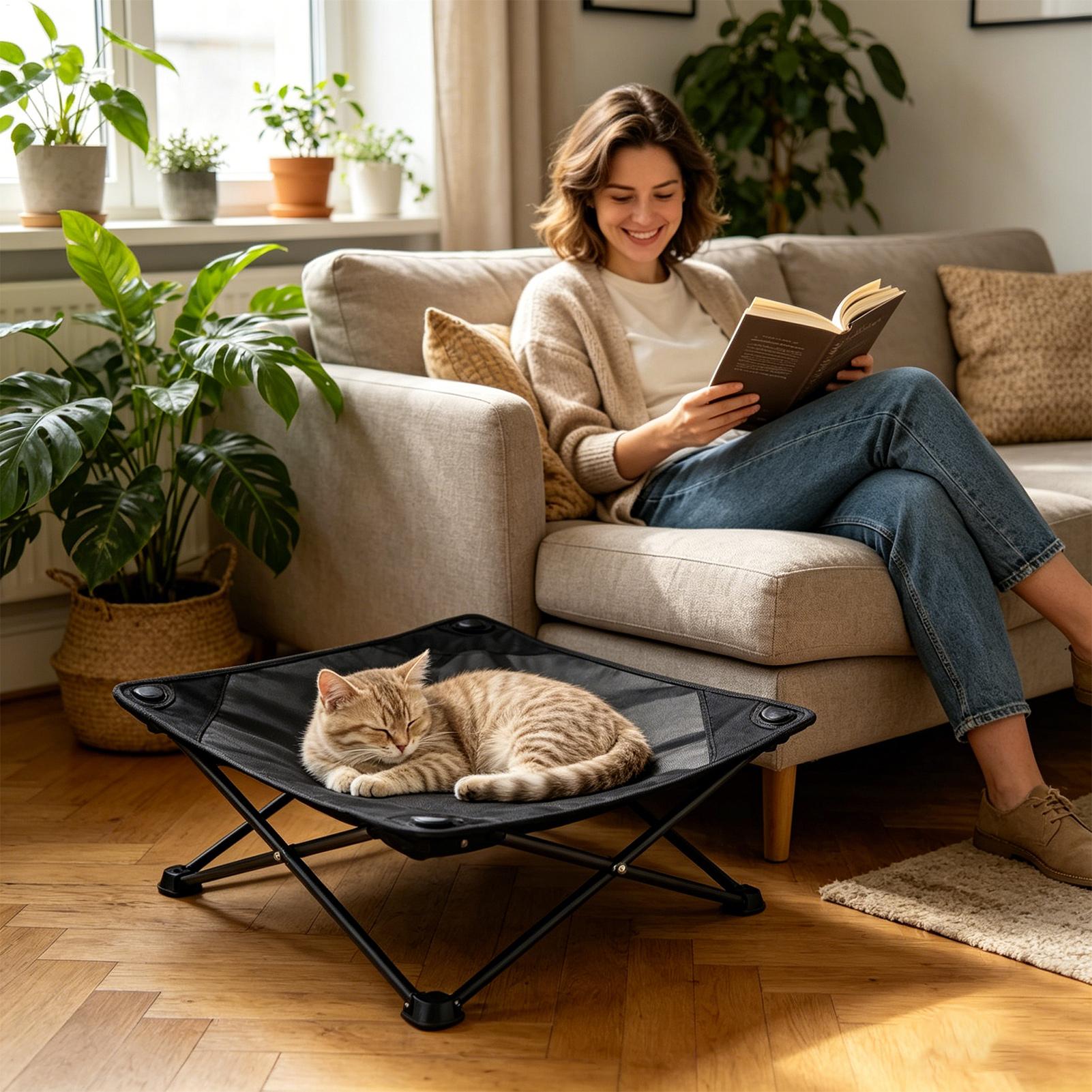 Summer Dog Bed Moisture-Resist - Outdoor Camping Dog Bed recension och pris