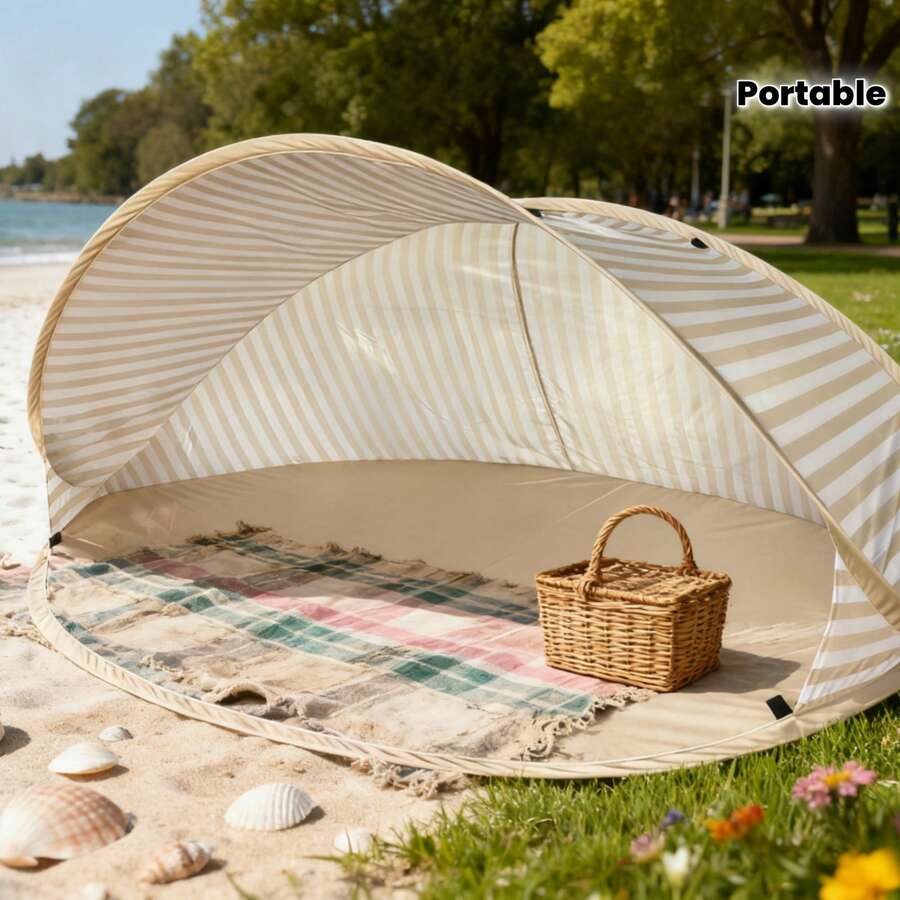 2-Second Pop-Up 2-Person Beach - Outdoor Camping Automatic Quick Opening Tent recension och pris