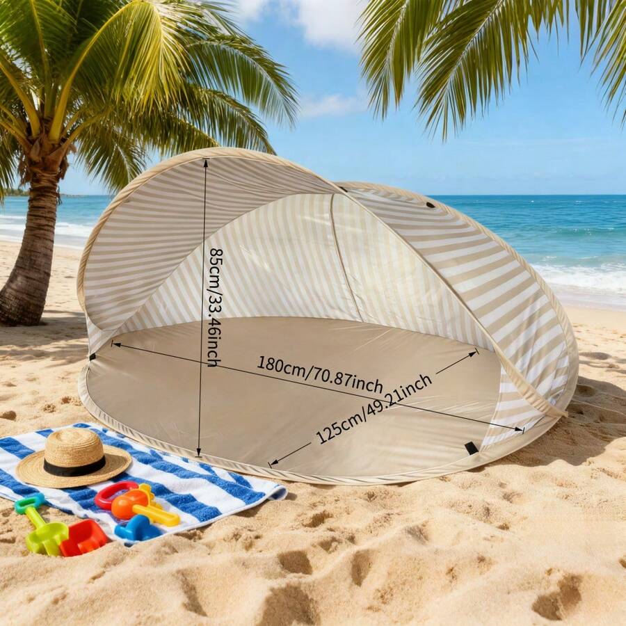 2-Second Pop-Up 2-Person Beach - Outdoor Camping Automatic Quick Opening Tent recension och pris