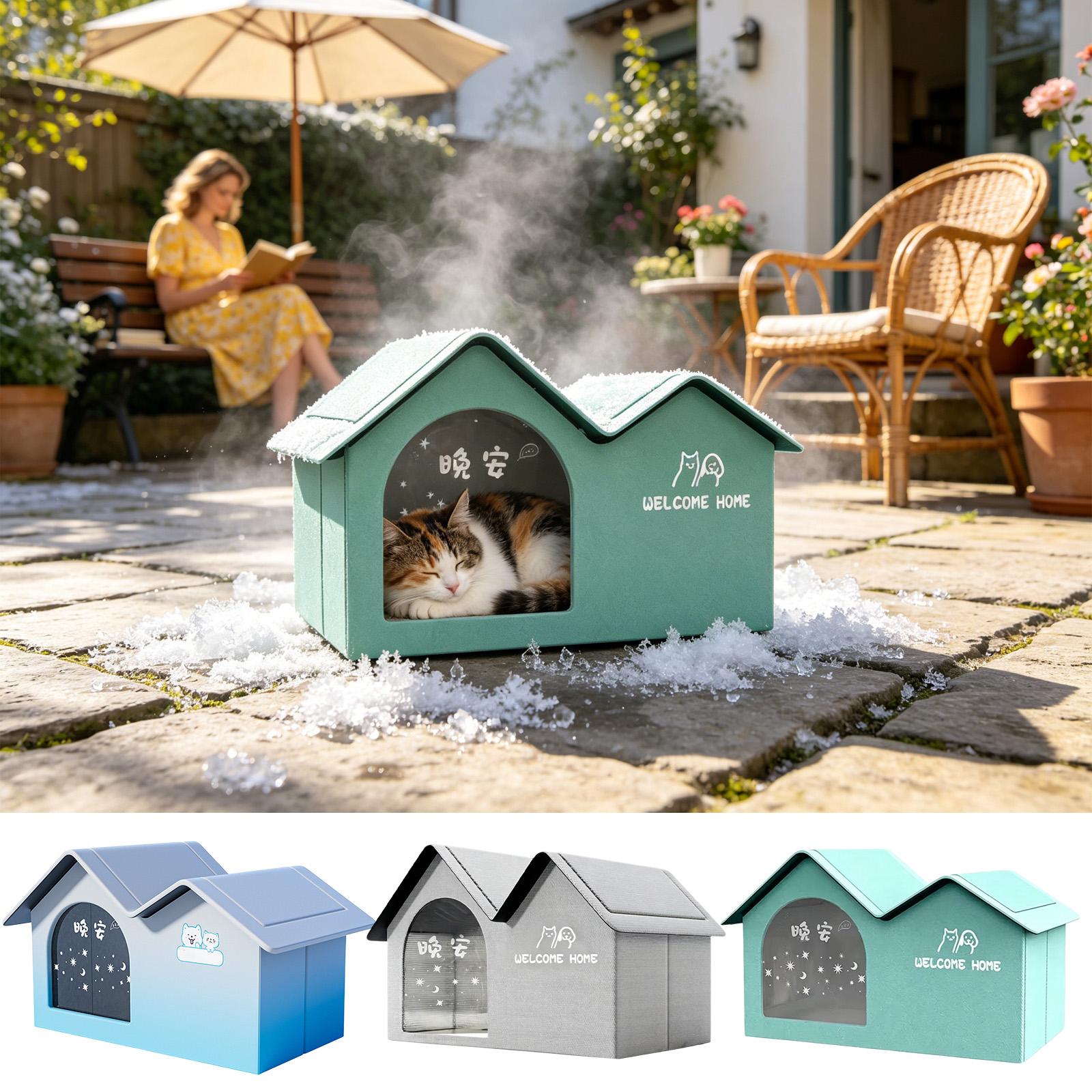 Cooling Dog House Insulated Re - Outdoor Camping Dog Bed recension och pris