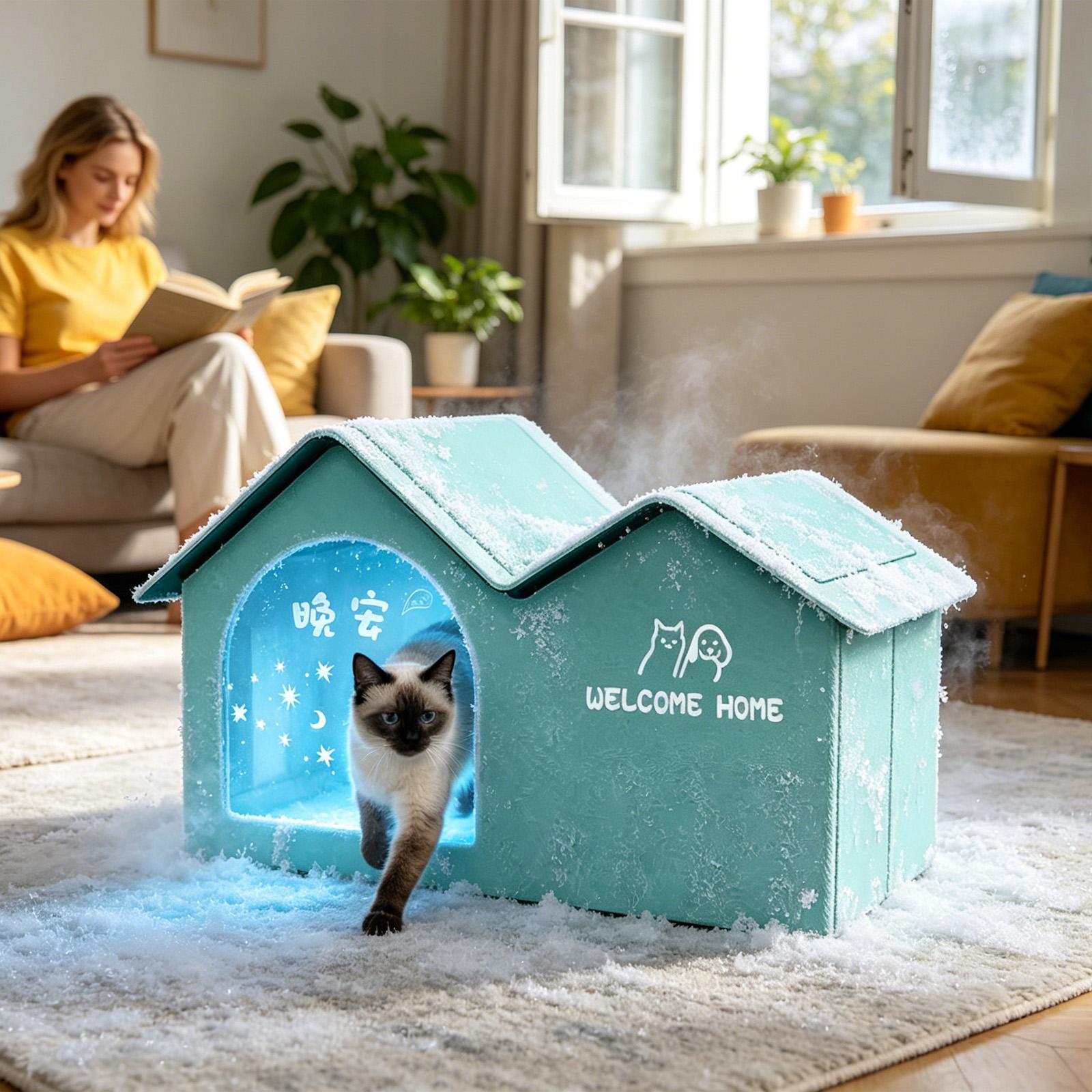 Cooling Dog House Insulated Re - Outdoor Camping Dog Bed recension och pris