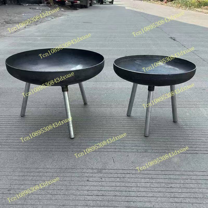 80cm Large Cast Iron Fire Pit  - Outdoor Indoor Camping recension och pris