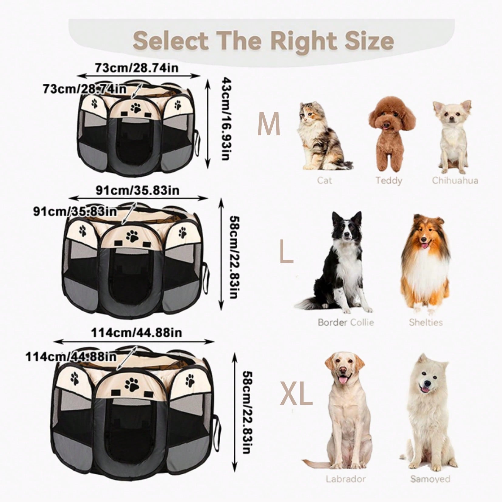 This Foldable Octagonal Pet Fe - Outdoor Camping Dog Fence recension och pris