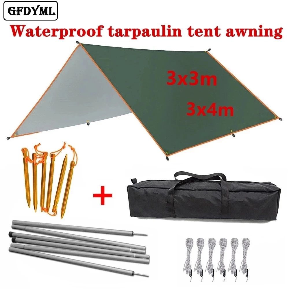 4x3m 3x3m Awning Waterproof Ta - Outdoor Camping Automatic Quick Opening Tent recension och pris