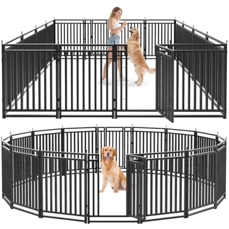 Dog Fence Outdoor for Yard Dog - Outdoor Camping Dog Fence recension och pris