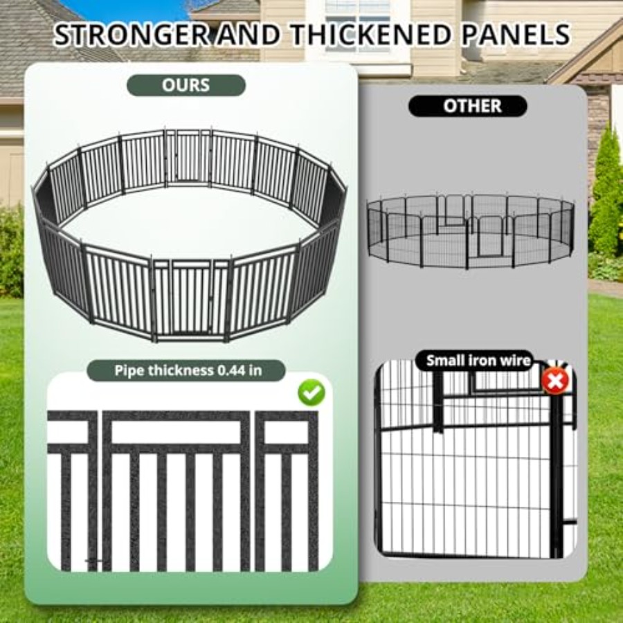 Dog Fence Outdoor for Yard Dog - Outdoor Camping Dog Fence recension och pris