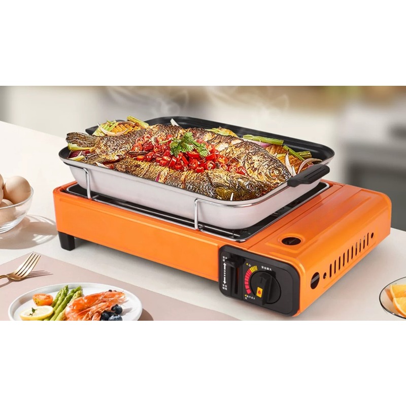Portable Camping Barbecue Gril - Outdoor Camping Gas Stove recension och pris