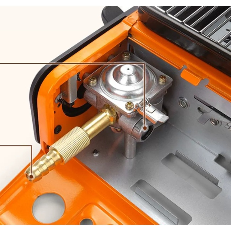 Portable Camping Barbecue Gril - Outdoor Camping Gas Stove recension och pris